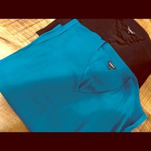 Express polyester /spandex dress tops